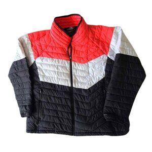 Mens Columbia XXL Colorblock Quilted Puffer Jacket Ski Coat Winter Hiking Camp